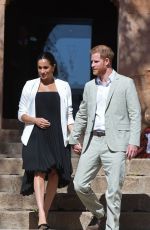 Pregnant MEGHAN MARKLE at Andalusian Gardens in Rabat 02/25/2019
