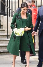 Pregnant MEGHAN MARKLE at Commonwealth Day Youth Evenet at Canada House in London 03/11/2019