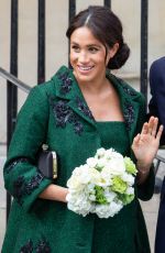 Pregnant MEGHAN MARKLE at Commonwealth Day Youth Evenet at Canada House in London 03/11/2019