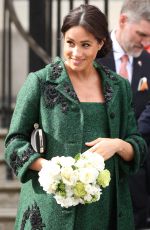 Pregnant MEGHAN MARKLE at Commonwealth Day Youth Evenet at Canada House in London 03/11/2019