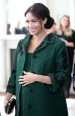 Pregnant MEGHAN MARKLE at Commonwealth Day Youth Evenet at Canada House in London 03/11/2019