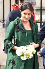 Pregnant MEGHAN MARKLE at Commonwealth Day Youth Evenet at Canada House in London 03/11/2019