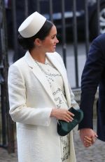 Pregnant MEGHAN MARKLE at Westminster Abbey for Commonwealth Service 2019 in London 03/11/2019