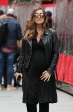 Pregnant MYLEENE KLASS Leaves Global Studios on London 03/15/2019