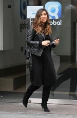 Pregnant MYLEENE KLASS Leaves Global Studios on London 03/15/2019