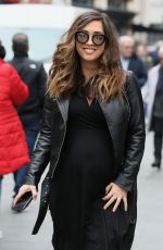 Pregnant MYLEENE KLASS Leaves Global Studios on London 03/15/2019