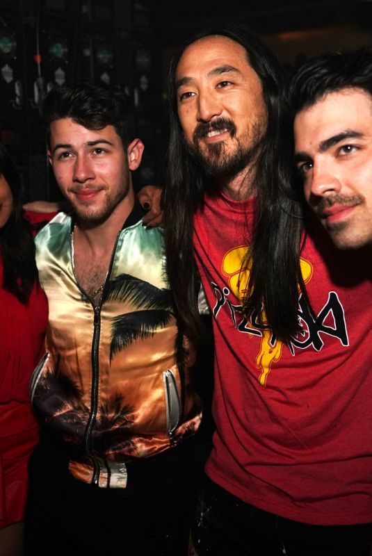 PRIYANKA CHOPRA and Nick and Joe Jonas at Story Night Club in Miami 03/27/2019