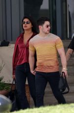 PRIYANKA CHOPRA and Nick and Joe Jonas Leaves Their Hotel in Miami 03/28/2019