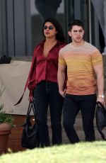 PRIYANKA CHOPRA and Nick and Joe Jonas Leaves Their Hotel in Miami 03/28/2019