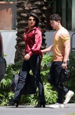 PRIYANKA CHOPRA and Nick and Joe Jonas Leaves Their Hotel in Miami 03/28/2019