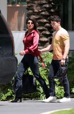 PRIYANKA CHOPRA and Nick and Joe Jonas Leaves Their Hotel in Miami 03/28/2019