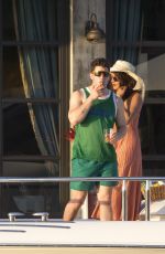 PRIYANKA CHOPRA and Nick Jonas at Kiki on the River Restaurant in Miami 03/25/2019