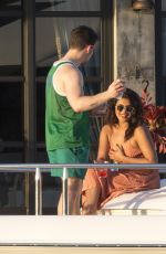 PRIYANKA CHOPRA and Nick Jonas at Kiki on the River Restaurant in Miami 03/25/2019