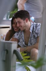 PRIYANKA CHOPRA and Nick Jonas On Vacation in Miami 03/23/2019