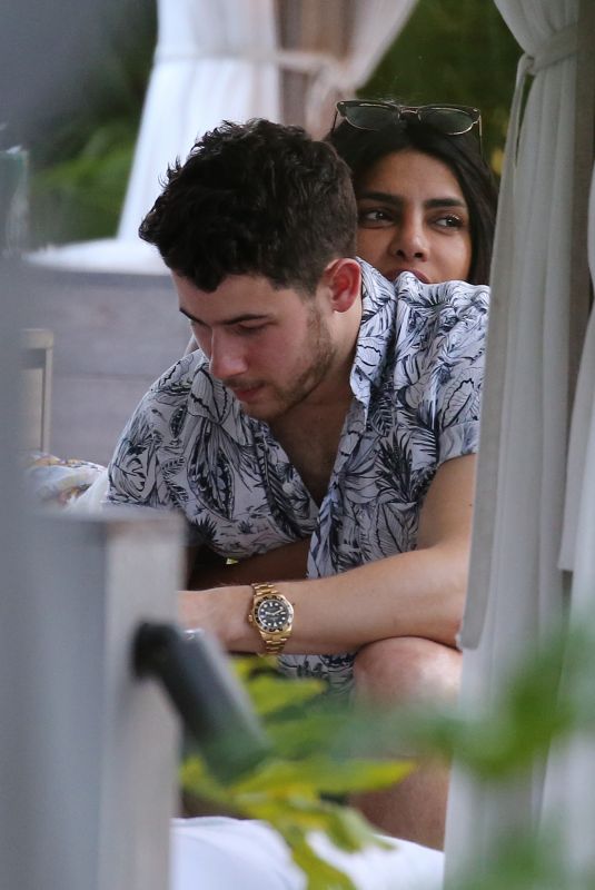 PRIYANKA CHOPRA and Nick Jonas On Vacation in Miami 03/23/2019