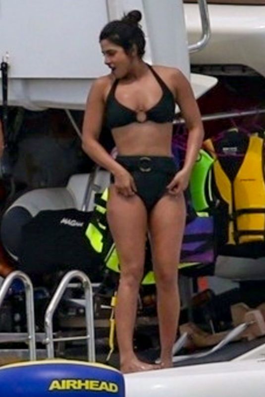 PRIYANKA CHOPRA in Bikini on Vacation in Miami 03/25/2019