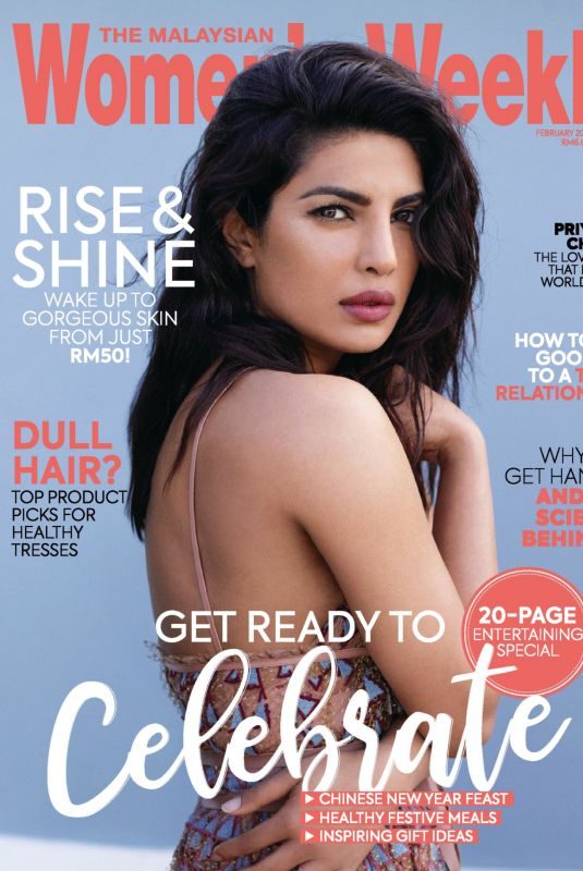 PRIYANKA CHOPRA in Womens Weekly, Malaysia February 2019