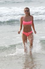 RACHEL MCCORD Doing Yoga at Venice Beach 02/27/2019