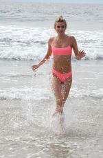 RACHEL MCCORD Doing Yoga at Venice Beach 02/27/2019