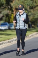 REESE WITHERSPOON Out Jogging in Los Angeles 03/15/2019