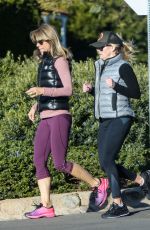 REESE WITHERSPOON Out Jogging in Los Angeles 03/15/2019