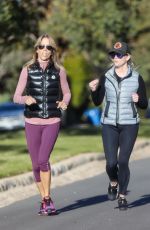 REESE WITHERSPOON Out Jogging in Los Angeles 03/15/2019