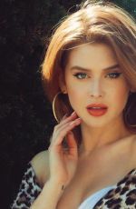 RENEE OLSTEAD on the Set of a Photoshoot 03/18/2019