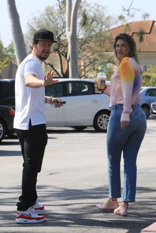 RHEA DURHAM and Mark Wahlberg Out in Beverly Hills 03/24/2019