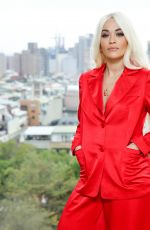 RITA ORA at Interview Before Her Phoenix 2019 Live Concert in Taipei 03/16/2019