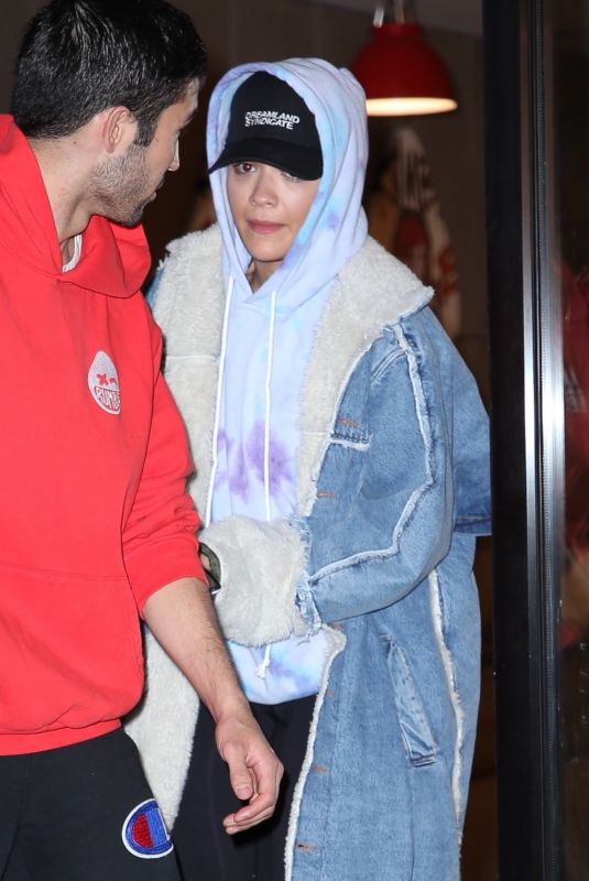 RITA ORA Leaves a Gym in New York 03/24/2019