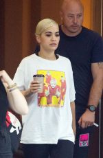 RITA ORA Leaves Her Hotel in Melbourne 03/01/2019