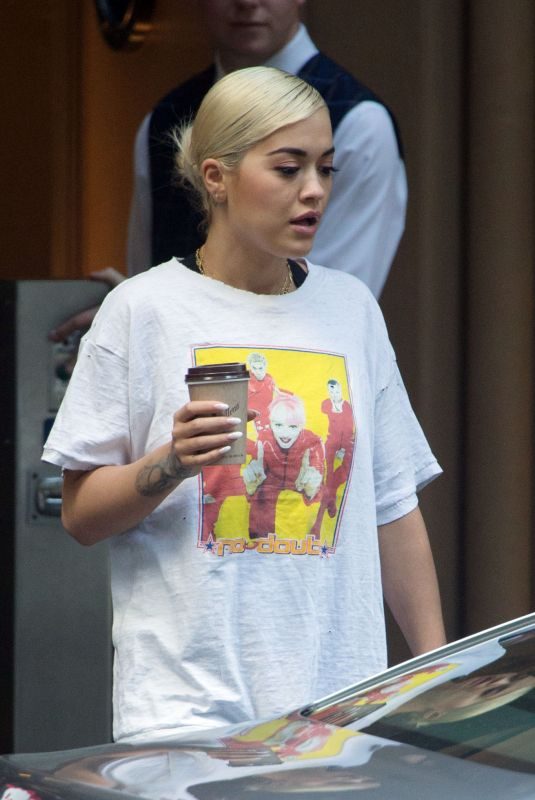 RITA ORA Leaves Her Hotel in Melbourne 03/01/2019