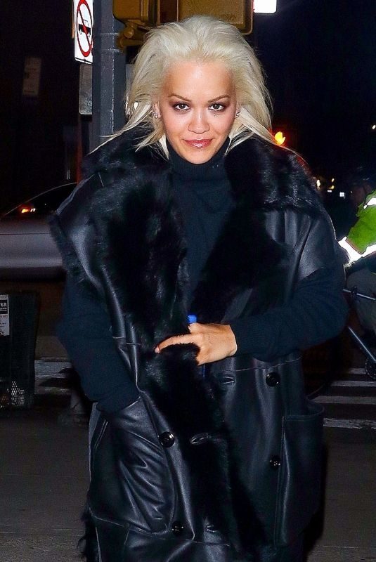 RITA ORA Night Out in New York 03/26/2019