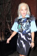 RITA ORA Night Out in New York 03/28/2019