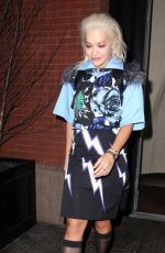 RITA ORA Night Out in New York 03/28/2019