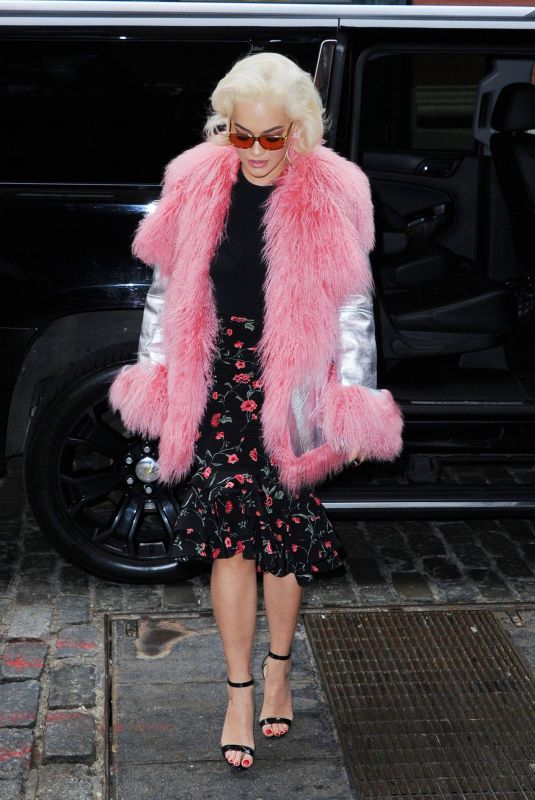 RITA ORA Out in New York 03/25/2019