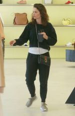 ROBIN TUNNEY Shopping at Acne Studios in West Hollywood 03/21/2019