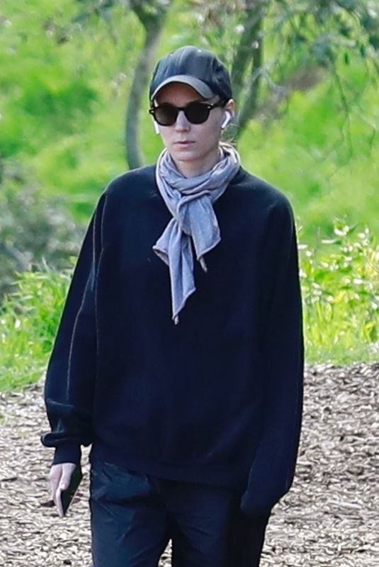 ROONEY MARA Out at Tree People Park in Beverly Hills 03/03/2019