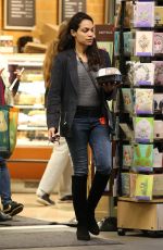 ROSARIO DAWSON Leaves Whole Foods Market in Beverly Hills 03/03/2019