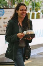 ROSARIO DAWSON Leaves Whole Foods Market in Beverly Hills 03/03/2019
