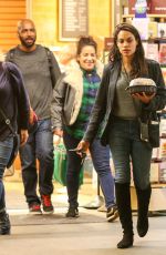 ROSARIO DAWSON Leaves Whole Foods Market in Beverly Hills 03/03/2019