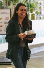 ROSARIO DAWSON Leaves Whole Foods Market in Beverly Hills 03/03/2019