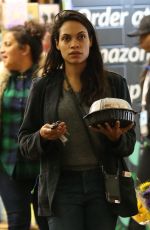 ROSARIO DAWSON Leaves Whole Foods Market in Beverly Hills 03/03/2019
