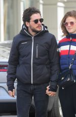 ROSE LESLIE and Kit Harington Out in New York 03/27/2019