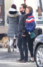 ROSE LESLIE and Kit Harington Out in New York 03/27/2019