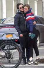 ROSE LESLIE and Kit Harington Out in New York 03/27/2019