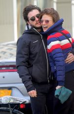 ROSE LESLIE and Kit Harington Out in New York 03/27/2019