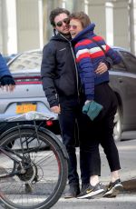 ROSE LESLIE and Kit Harington Out in New York 03/27/2019