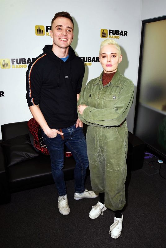 ROSE MCGOWAN at Fubar Radio in London 03/06/2019