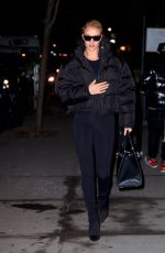 ROSIE HUNTINGTON-WHITELEY Night Out in New York 02/28/2019